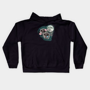 Three Moon Hamster Kids Hoodie